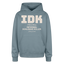 IDK Oversized Hoodie - stone blue