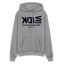 IDK Blue Acro Champion Hoodie - heather gray