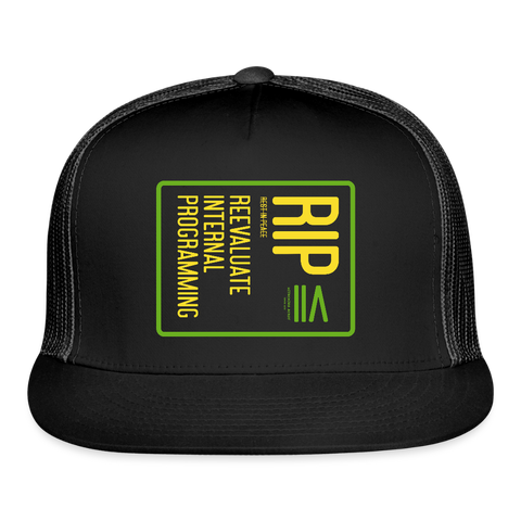 RIP Trucker Hat - black/black