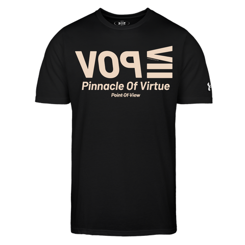 POV Beige Acro Under Armour Tee - black