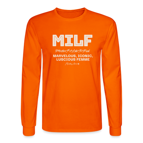 MILF Long Sleeve - orange