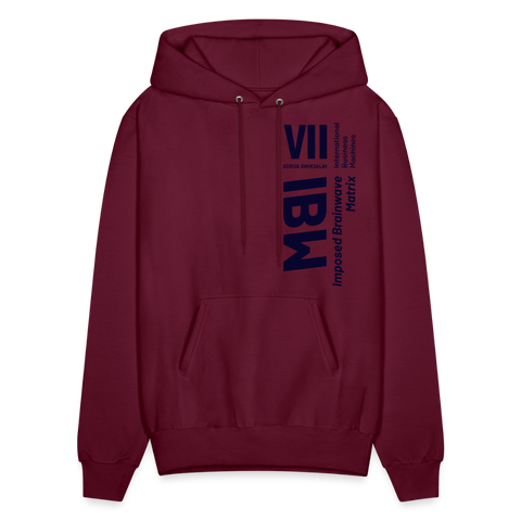 IBM Beige Acro Hoodie - burgundy