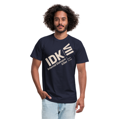 IDK Beige Acro Tshirt - navy