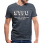 STFU V Neck - heather navy