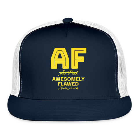 AF Trucker's Hat - navy/white