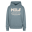 MILF Oversized Hoodie - stone blue