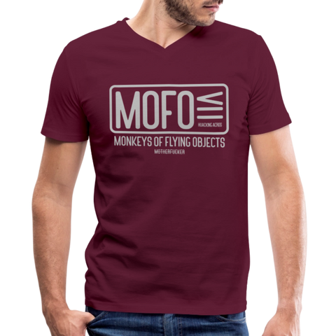 MOFO V Neck - maroon