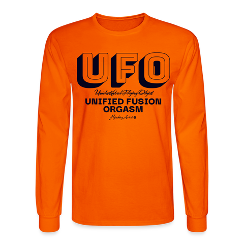 UFO Long Sleeve Hoodie - orange