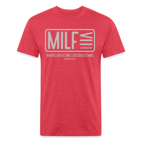 MILF Tee - heather red