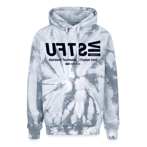 STFU Blue Acro Hoodie - spider silver