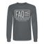 FAQ Long Sleeve - charcoal