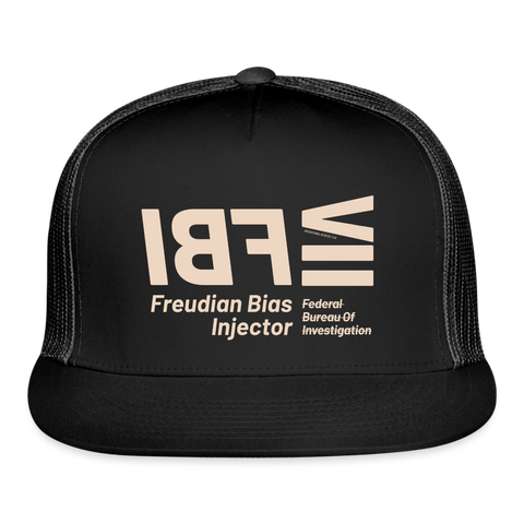 FBI Beige Acros Tuckers Hat - black/black