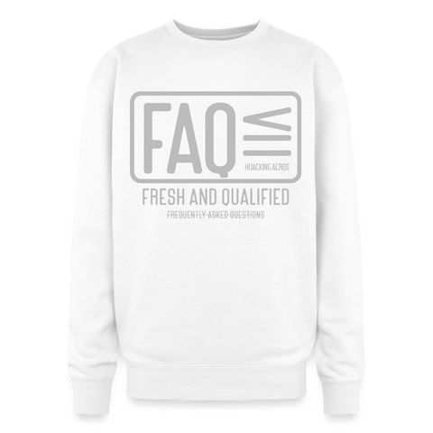 FAQ Oversized Sweatshirt - white