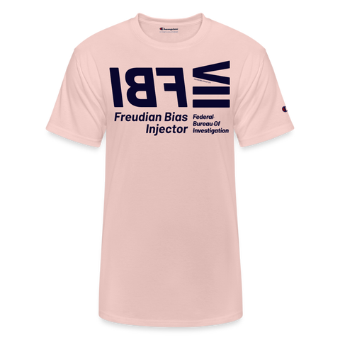 FBI Blue Acros Champion Tee - blush pink 