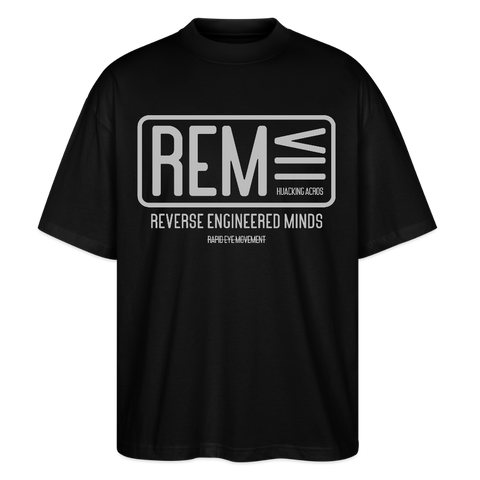 REM  Oversized Tee - black
