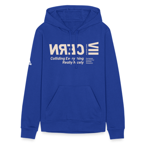 CERN Beige Acro Adidas Hoodie - royal blue