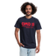 GMO Red Logo Tshirt - navy