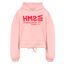 SMH Red Acro Cropped Hoodie - light pink