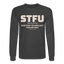 STFU Long Sleeve - heather black