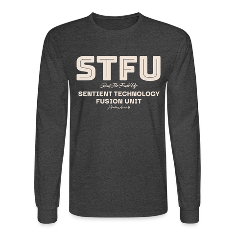 STFU Long Sleeve - heather black