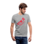 WTF Red Acro V Neck - heather gray