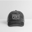 POV Vintage Hat - washed black / silver