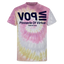 POV Beige Acro Tie Dye Tee - Desert Rose