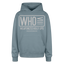 WHO Oversized Hoodie - stone blue