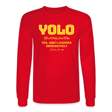 YOLO Long Sleeve - red