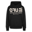 UFO Beige Acro Oversized Hooded Sweatshirt - black