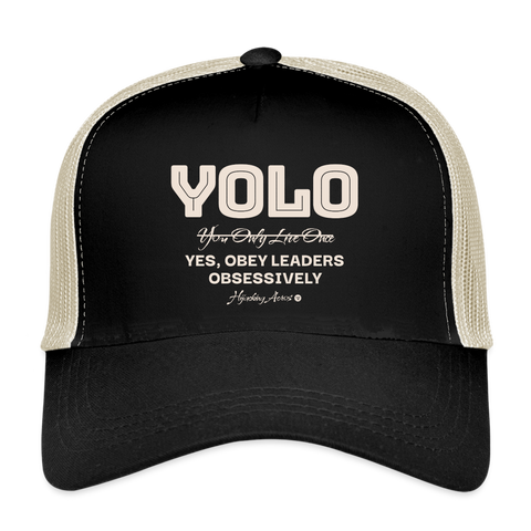 YOLO Vintage Hat - black/oyster