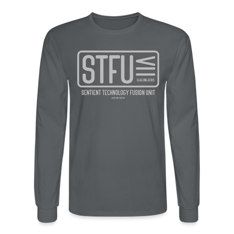 STFU Long Sleeve - charcoal