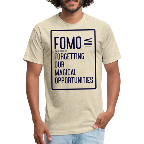 FOMO Tee - heather cream