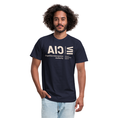 CIA Beige Acro Tshirt - navy