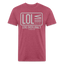 LOL Tee - heather burgundy