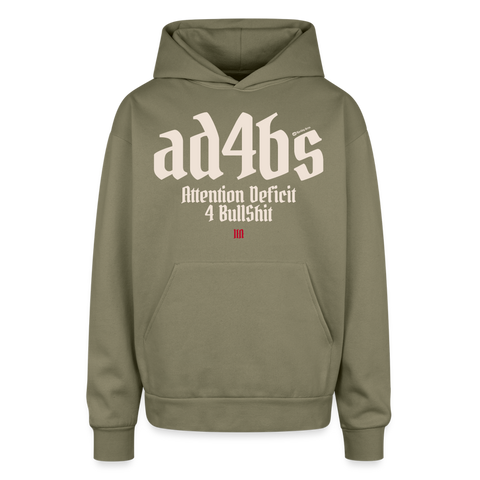 AD4BS Beige Acro Oversized Hoodie - olive