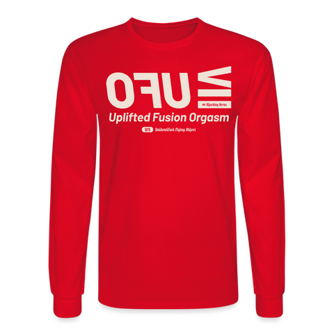 UFO Beige Acro Long Sleeve - red