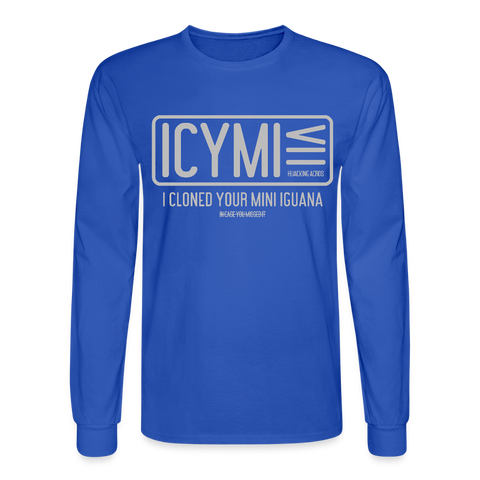 ICYMI Tee - royal blue