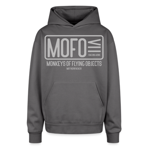 MOFO Oversized Hoodie - graphite gray