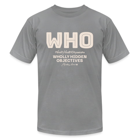 WHO Tee - slate