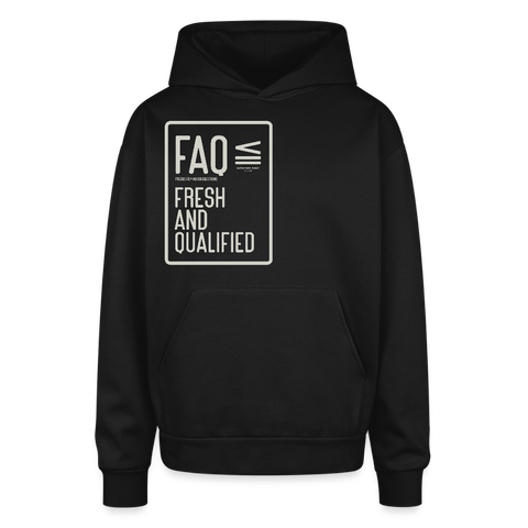 FAQ Oversized Hoodie - black