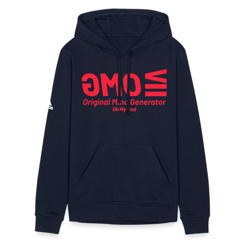 OMG Red Acro Adidas Hoodie - french navy