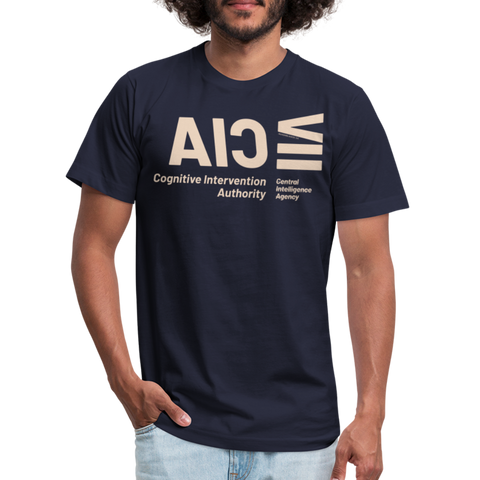 CIA Beige Acro Tshirt - navy