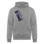 Blue Acro Champion Hoodie - heather gray