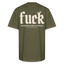 FUCK Beige Acro Heavy Tee - classic olive