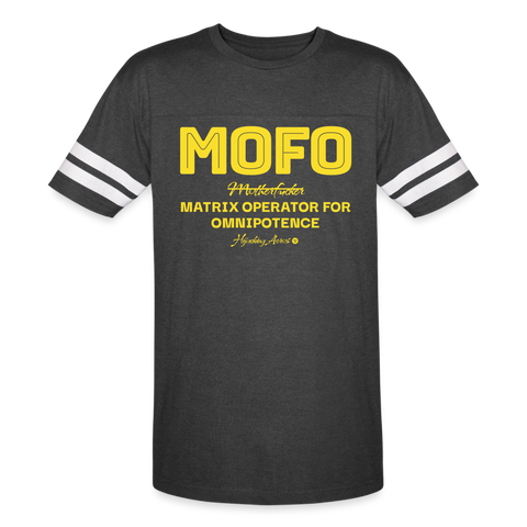 MOFO Tee - vintage smoke/white