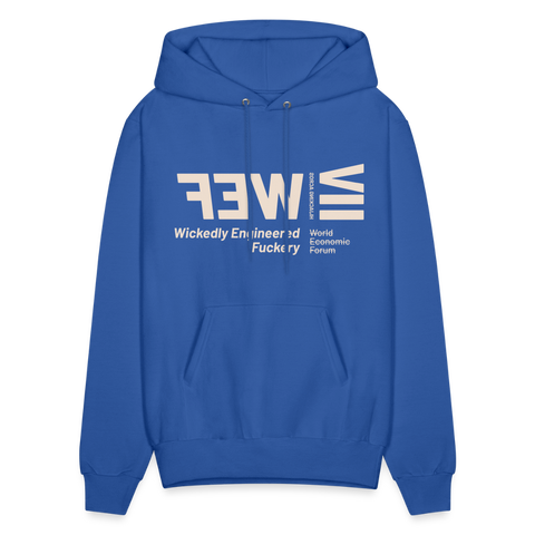 WEF Beige Acro Hoodie - royal blue