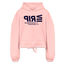 RIP Blue Acro Cropped Hoodie - light pink