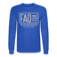 FAQ Long Sleeve - royal blue