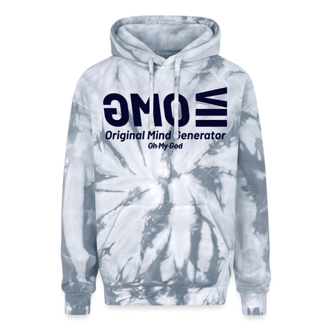 OMG Blue Acro Hoodie - spider silver